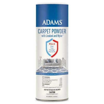 Adams Carpet Powder with Linalool and Nylar 16 oz