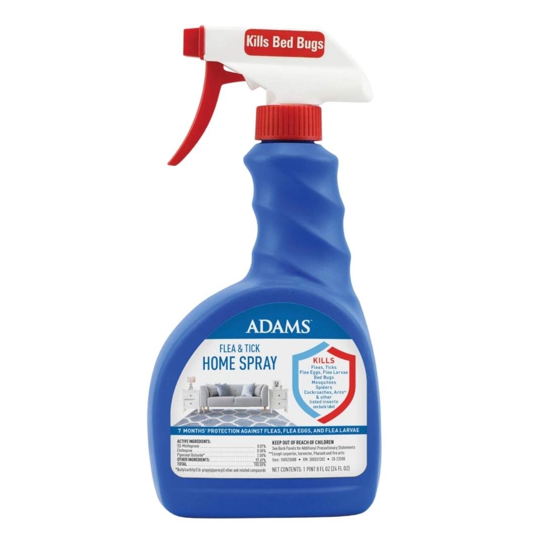 Adams Flea Tick Home Spray 1ea/24 oz - Pets Perfect