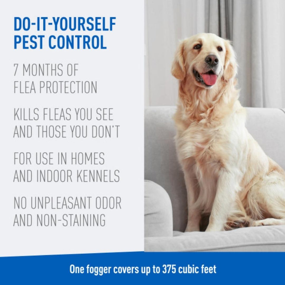 Adams Flea & Tick Indoor Fogger 2 ct Clear 3 oz. Cans, view 5