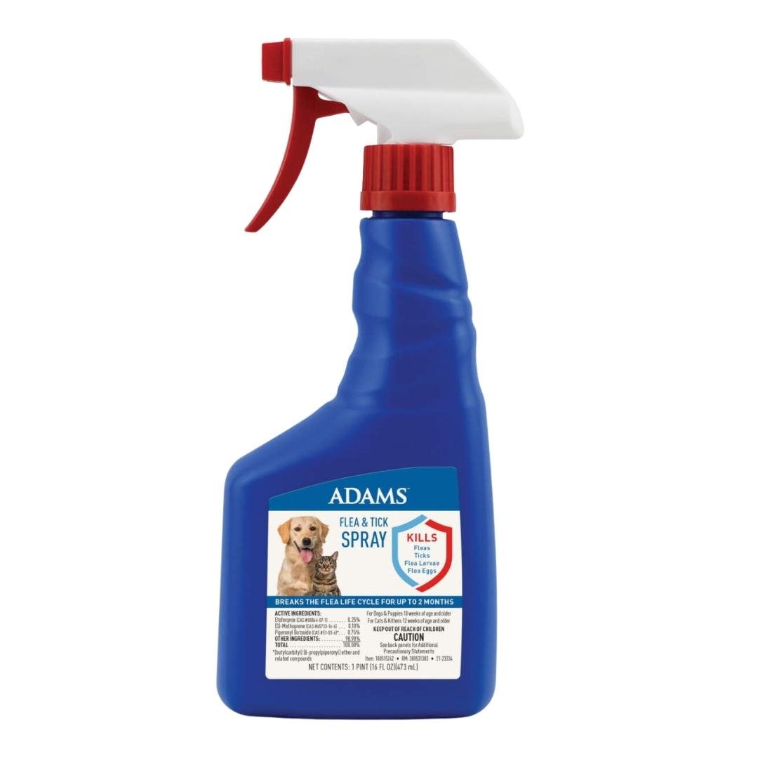 Adams Flea Tick Dog and Cat Spray 1ea/16 fl oz - Pets Perfect