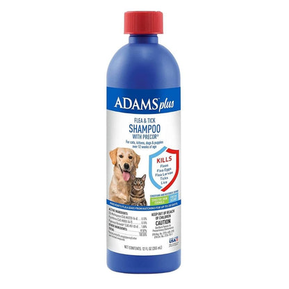 Adams Plus Flea Tick Shampoo with Precor 1ea/12 oz - Pets Perfect