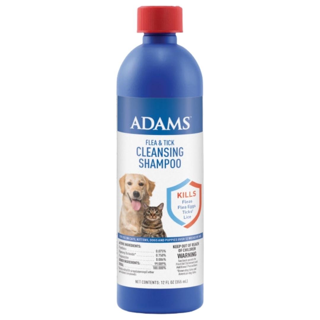 Adams Flea Tick Cleansing Shampoo Clear, 1ea/12 oz - Pets Perfect