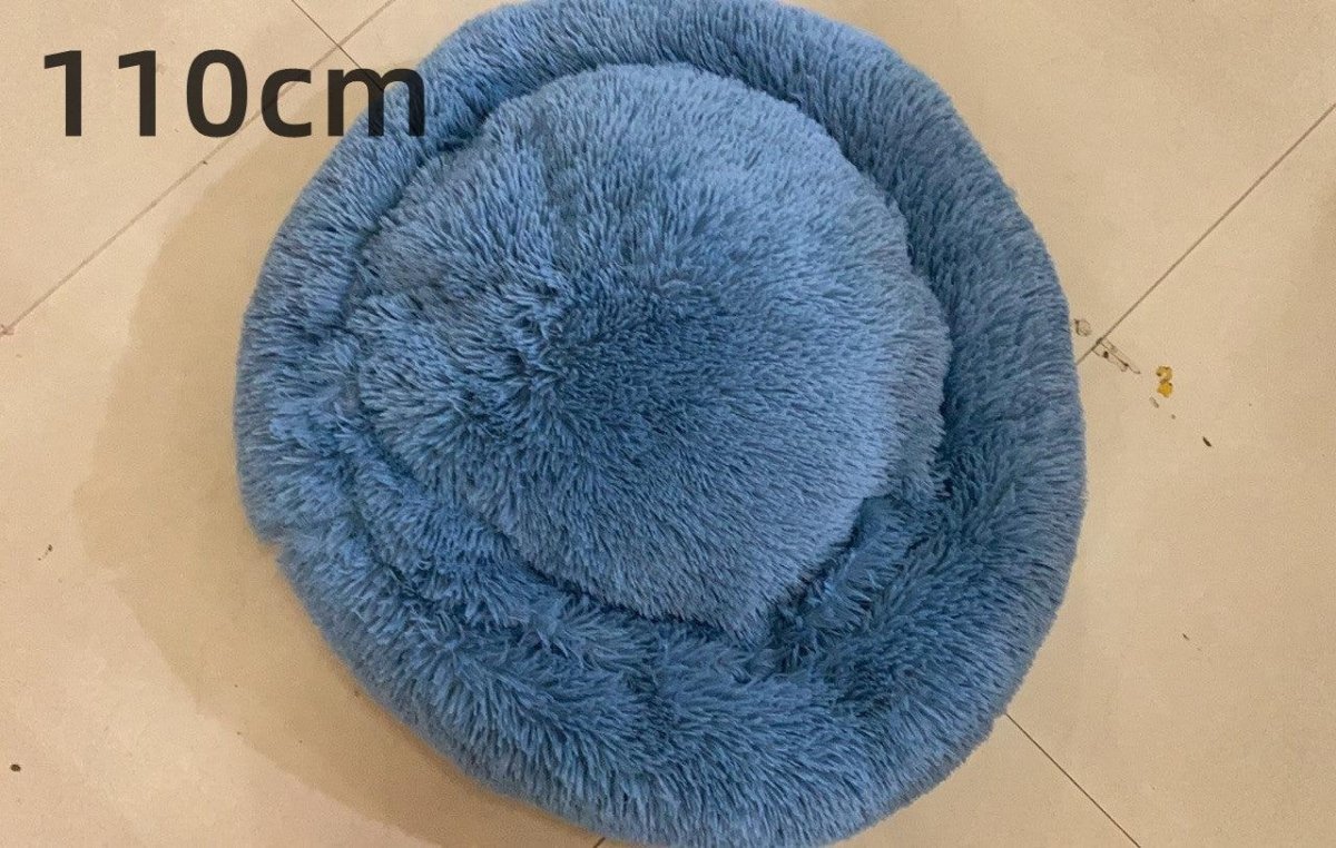 Cozy Haven: Luxurious Round Pet Bed For Winter Comfort - Pets Perfect