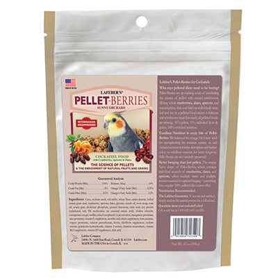 Lafeber Company Pellet-Berries Sunny Orchard Cockatiel Food 10 oz