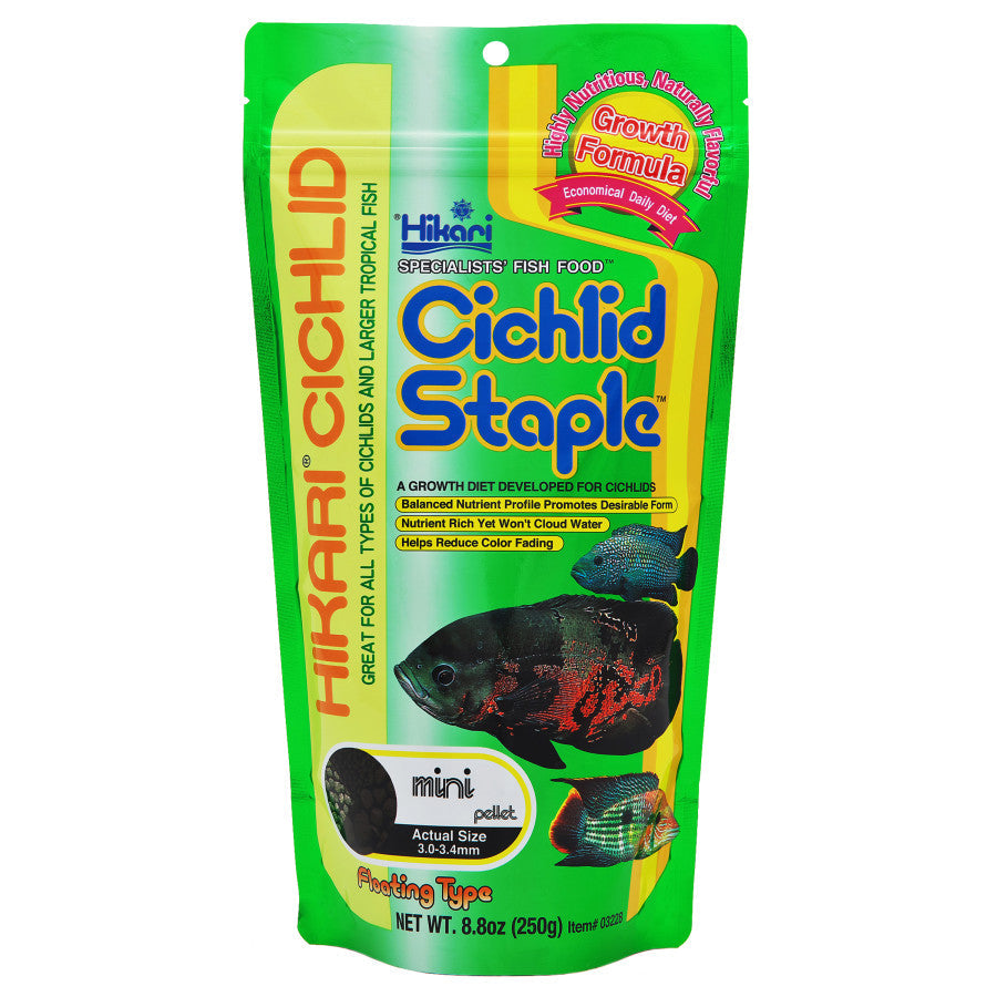 Hikari Cichlid Staple Pellet Fish Food Baby 8.8 oz