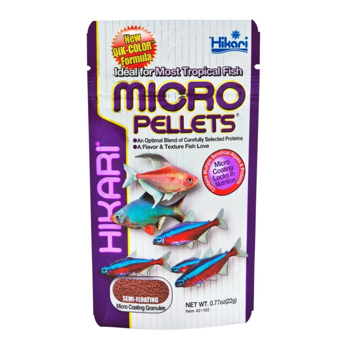 Hikari USA Tropical Pellets Fish Food 1ea/0.77 oz - Pets Perfect