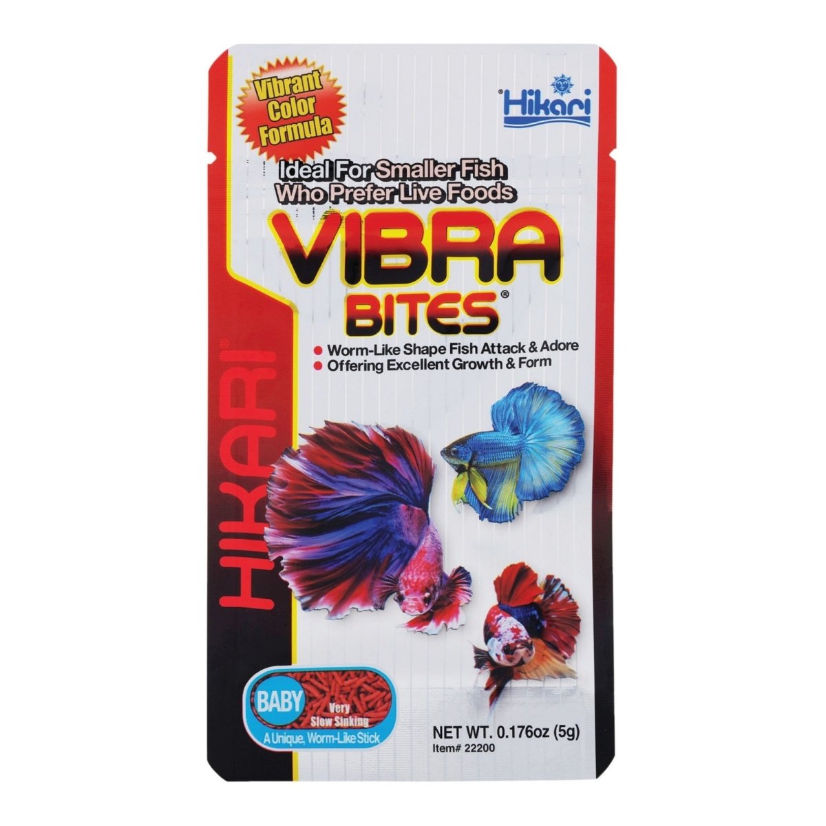 Hikari USA Vibra Bites Betta Fish Food Baby 1ea/0.18 oz. - Pets Perfect