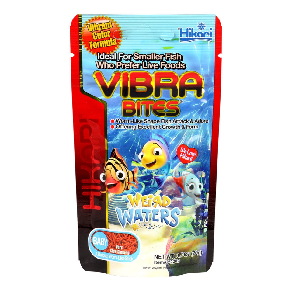 Hikari USA Vibra Bites Weird Waters Tropical Baby Fish Food .7 oz