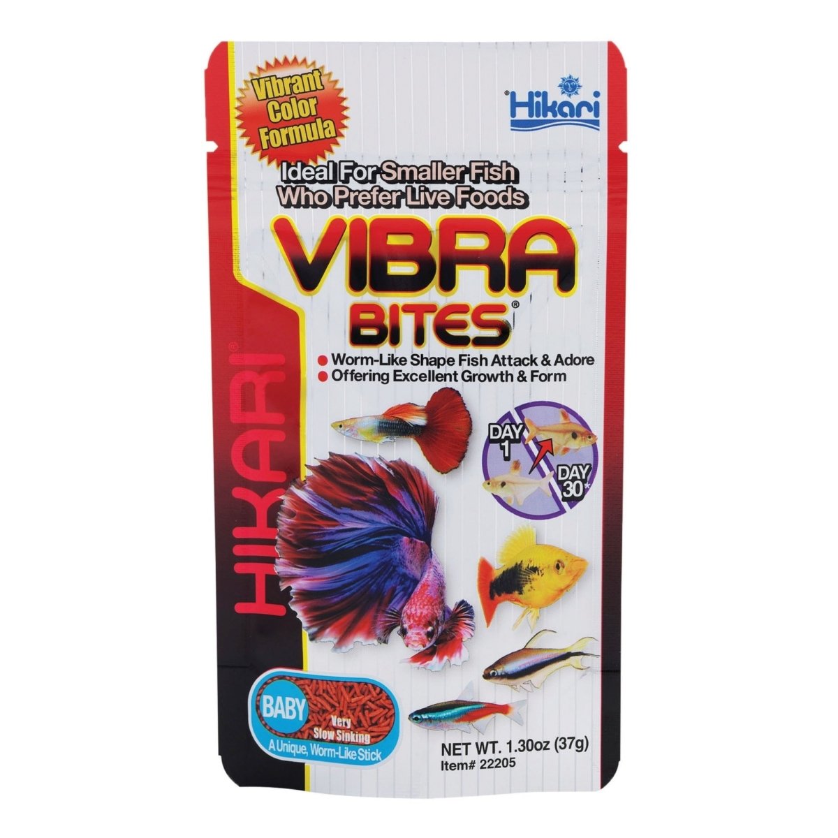 Hikari USA Vibra Bites Fish Food Baby 1ea/1.3 oz - Pets Perfect