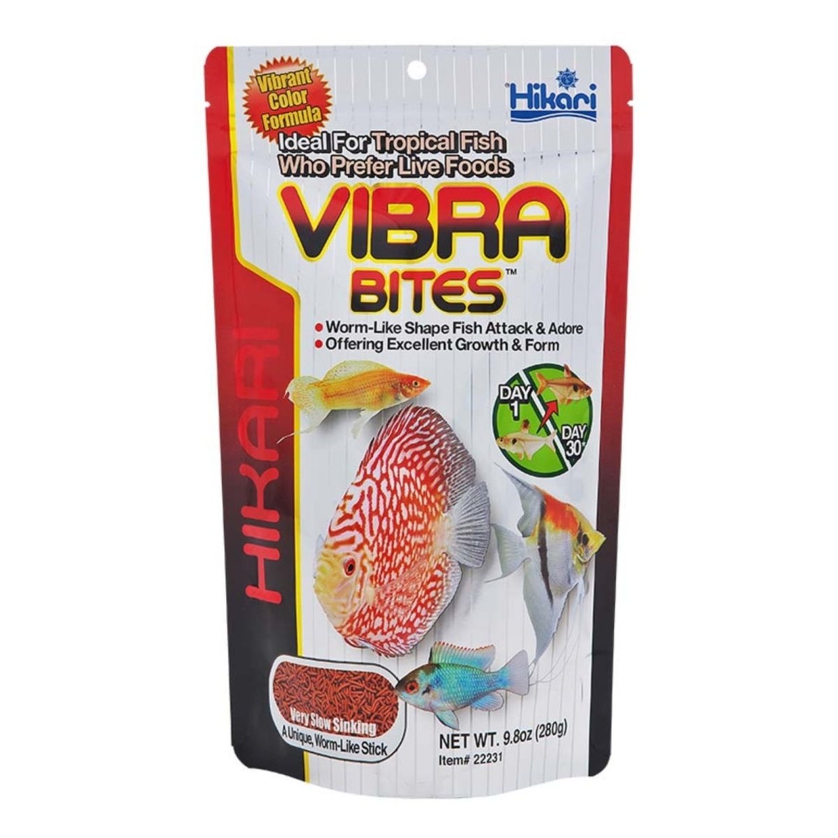 Hikari USA Vibra Bites Tropical Fish Food 1ea/9.8 oz - Pets Perfect