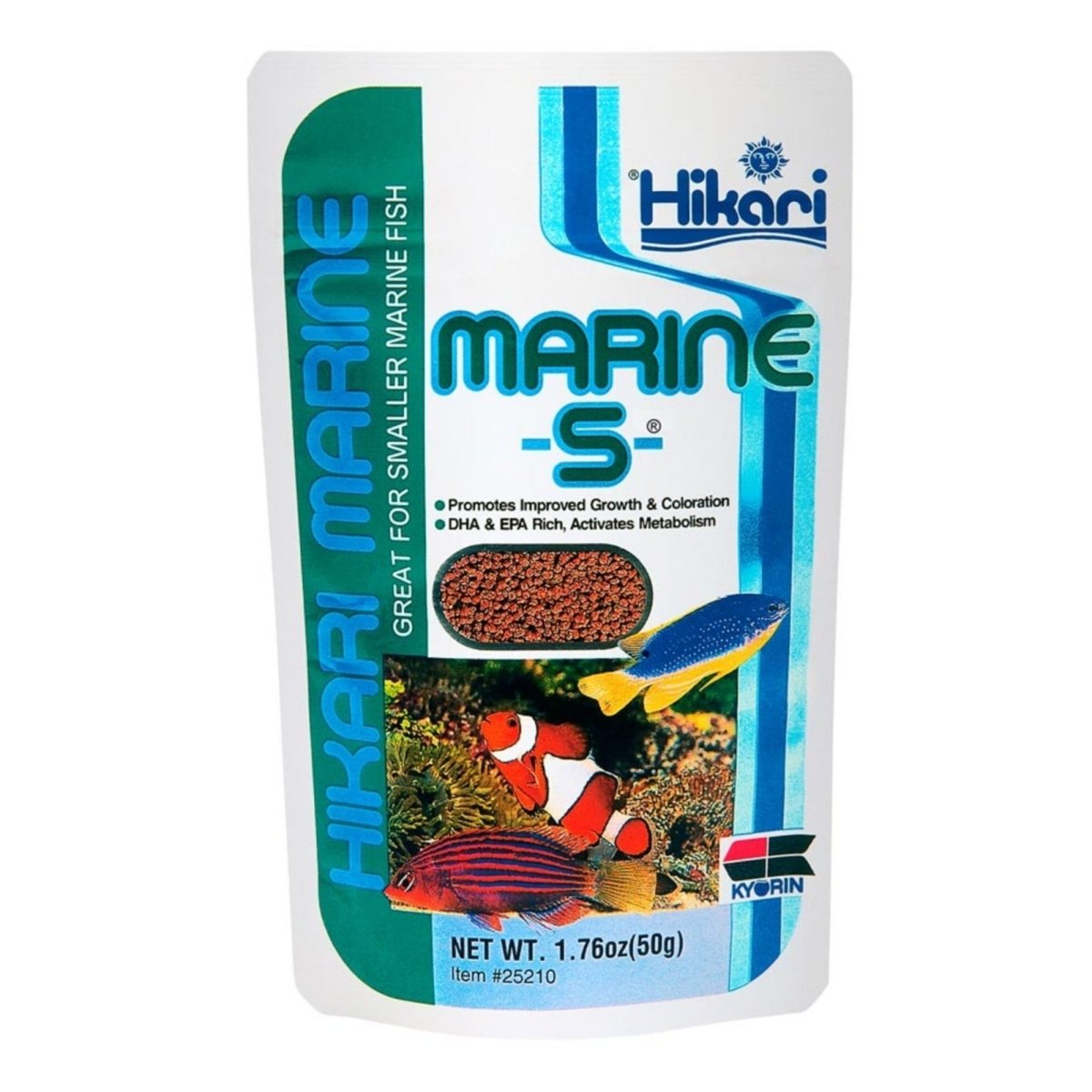 Hikari USA Marine S Pellets Slow Sinking Fish Food 1ea/1.76 oz - Pets Perfect