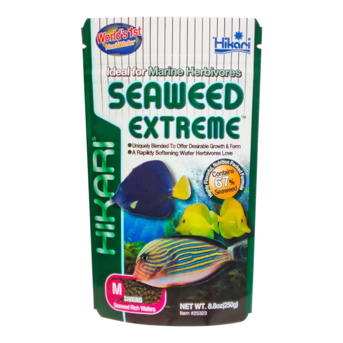 Hikari USA Seaweed Extreme Wafer Fish Food 1ea/3.16 oz, MD - Pets Perfect