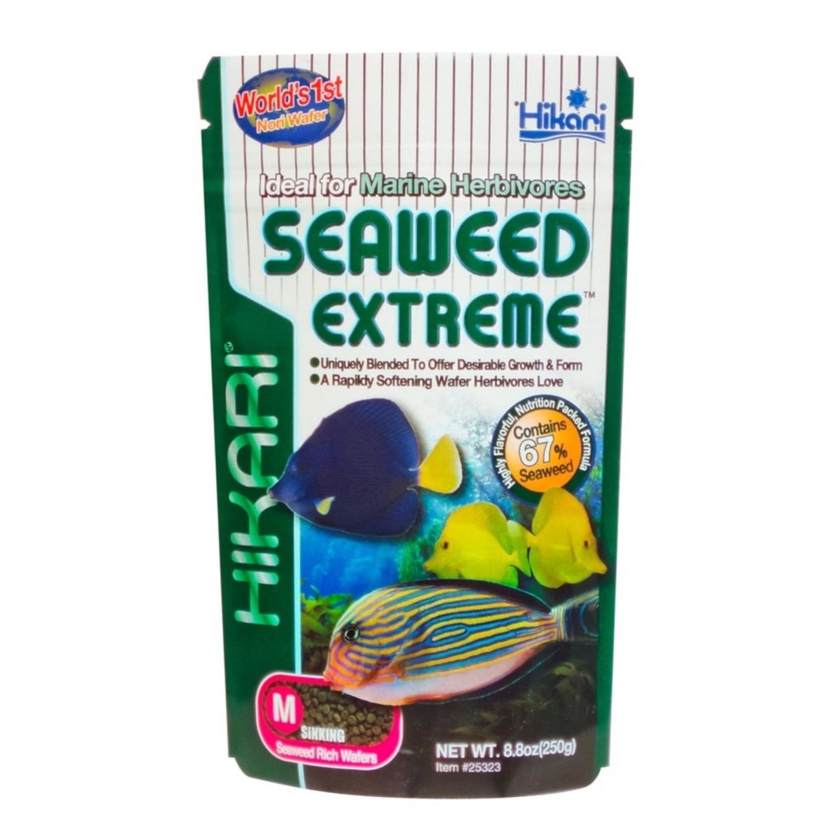 Hikari USA Seaweed Extreme Wafer Fish Food 1ea/8.8 oz, MD - Pets Perfect