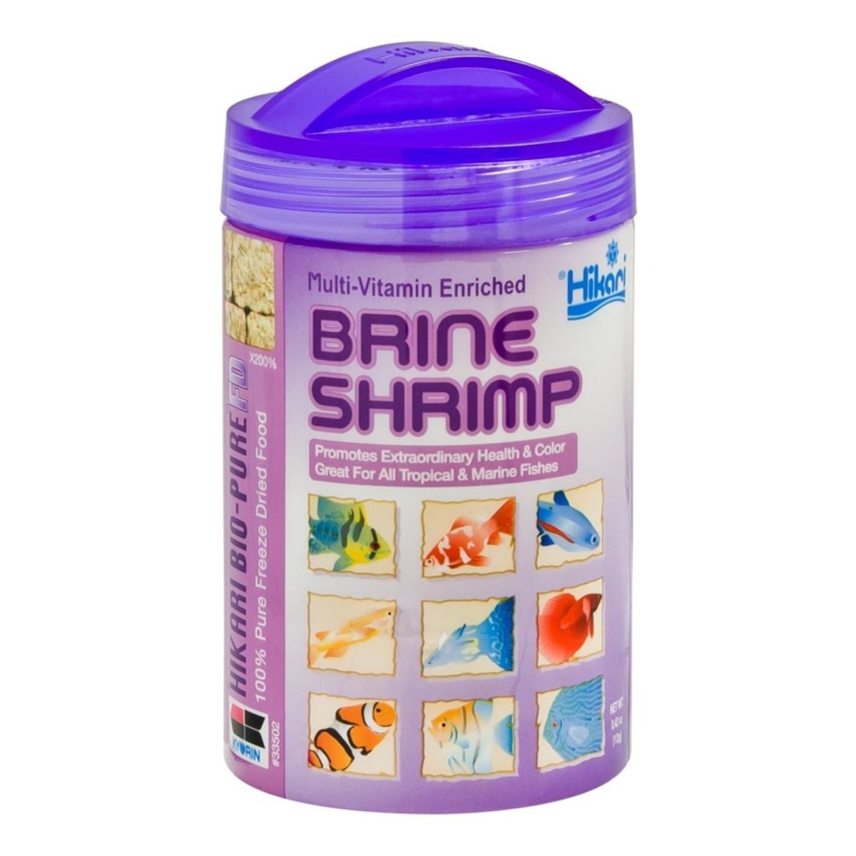 Hikari USA BioPure Freeze Dried Brine Shrimp Fish Food 1ea/0.42 oz - Pets Perfect
