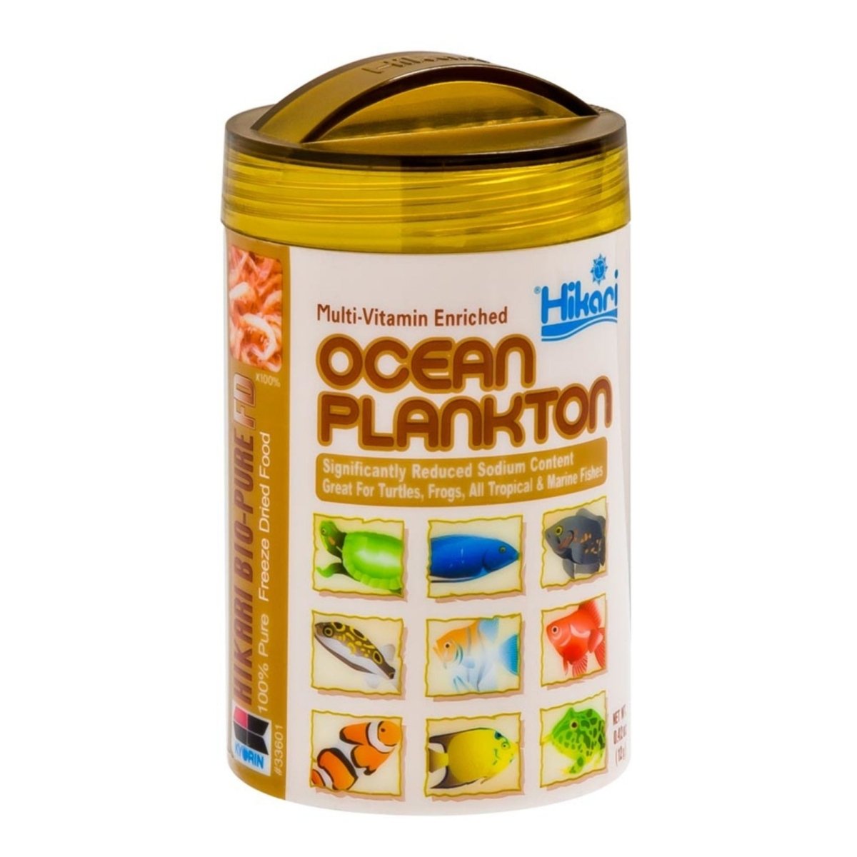 Hikari USA BioPure Freeze Dried Ocean Plankton Fish Food 1ea/0.42 oz - Pets Perfect