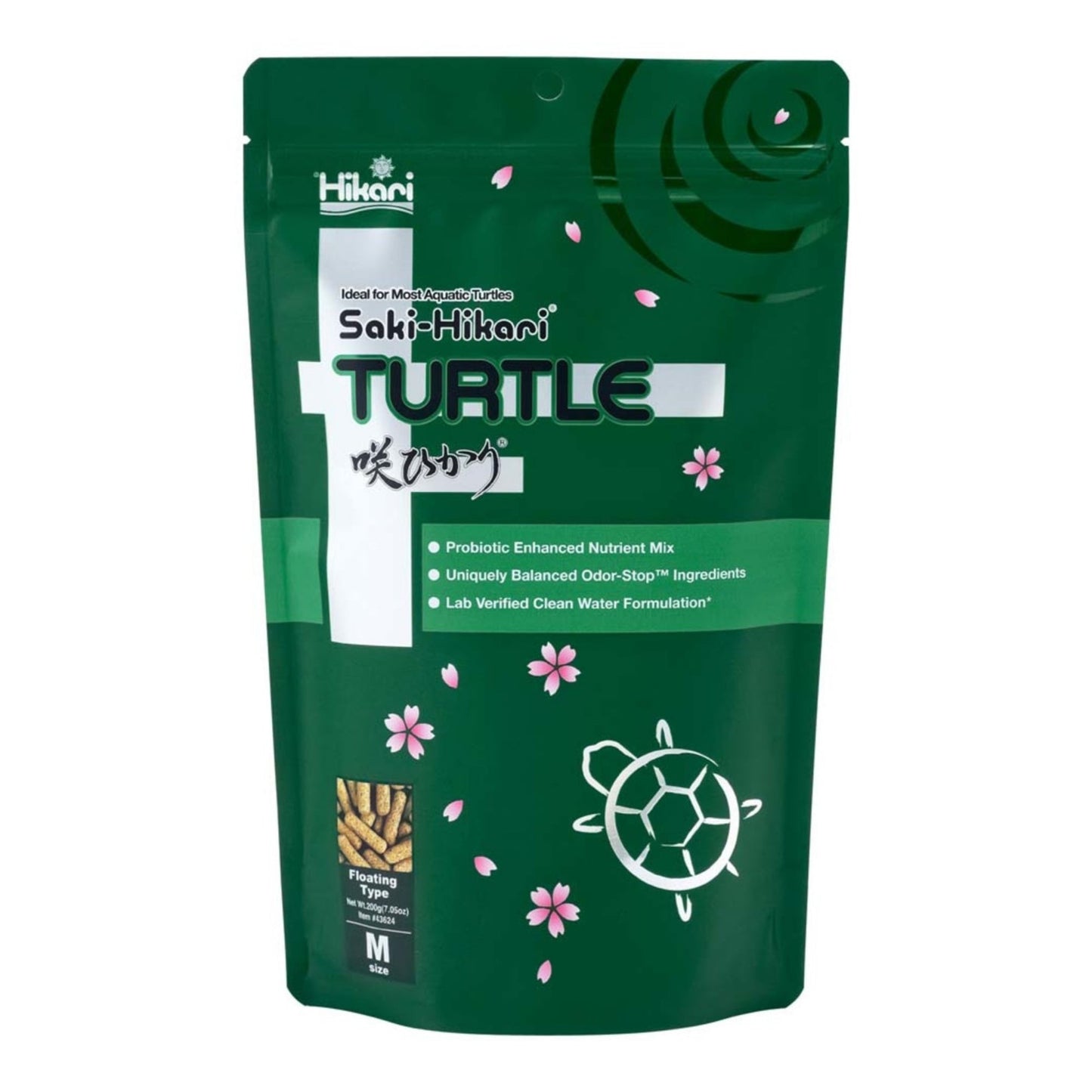 Hikari Saki-Hikari Probiotic Turtle Dry Food with Odor-Stop Formula, 7.05 oz