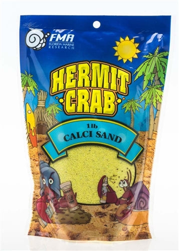 Florida Marine Research Hermit Crab Calci Sand - Assorted Neon, 1 lb