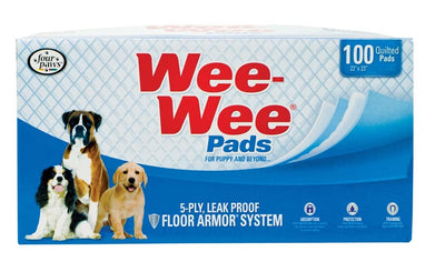 Four Paws WeeWee Superior Performance Dog Pee Pads 22 in x 23 in Bag 100 ct