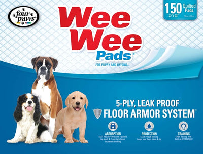Four Paws WeeWee Superior Performance Dog Pee Pads 22 in x 23 in 150 ct