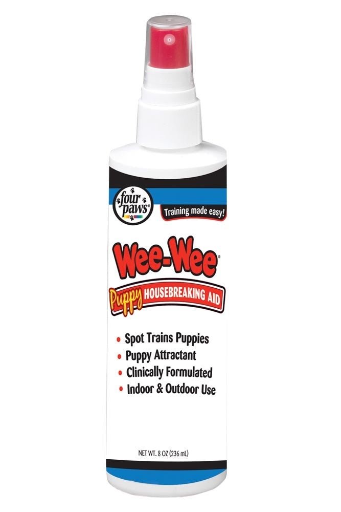 Four Paws WeeWee Housebreaking Aid Puppy Dog Potty Training Spray 1ea/8 oz - Pets Perfect