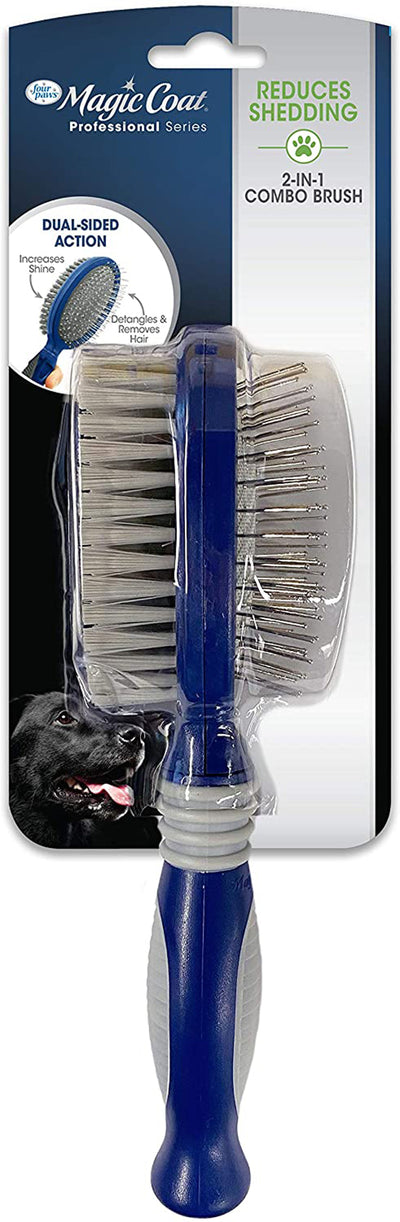 Four Paws Magic Coat Professional Series 2-in-1 Combo Pin and Bristle Dog Brush 1 ct
