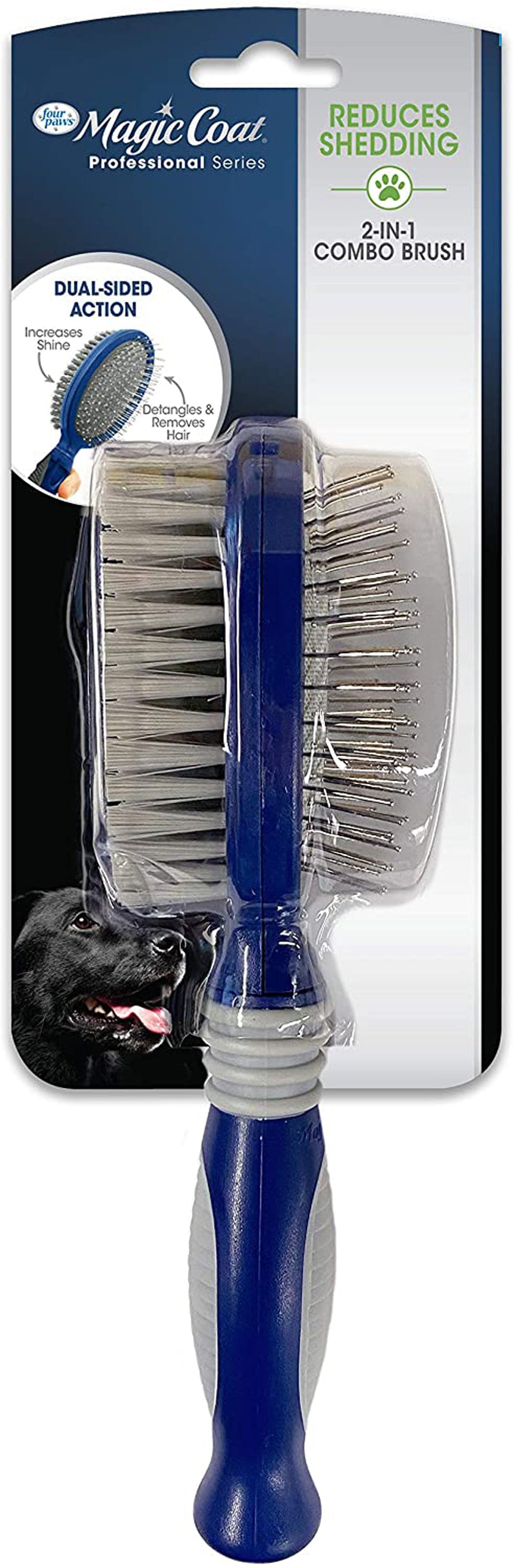 Four Paws Magic Coat Professional Series 2-in-1 Combo Pin and Bristle Dog Brush 1 ct