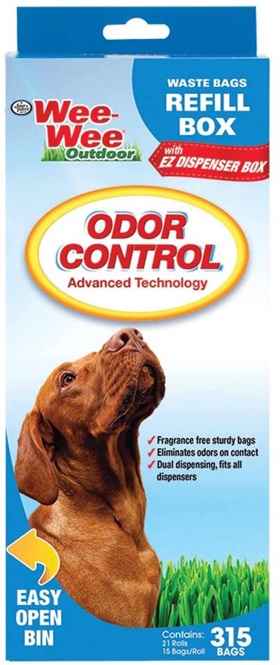 Four Paws WeeWee Outdoor Odor Control Heavy Duty Dog Waste Bags Refill