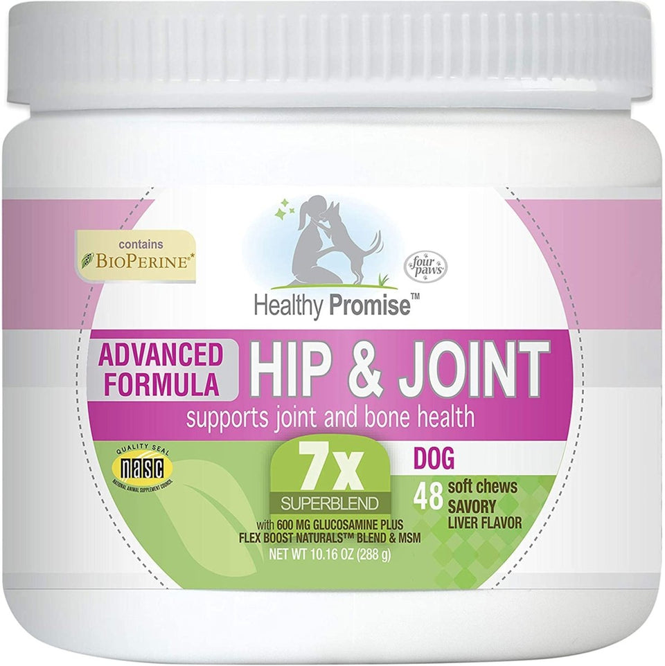 Four Paws Healthy Promise Advanced Formula Hip & Joint Supplement for