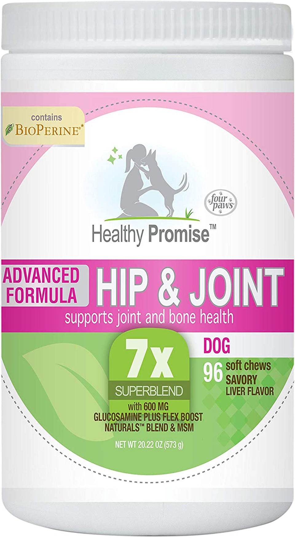 Four Paws Healthy Promise Advanced Formula Hip & Joint Supplement for