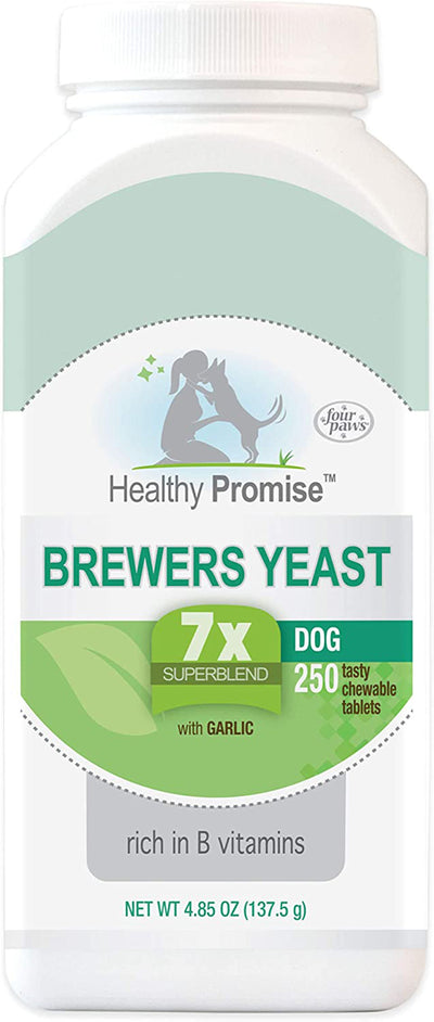 Four Paws Healthy Promise Brewers Yeast for Dogs, 4.85 oz 250 ct