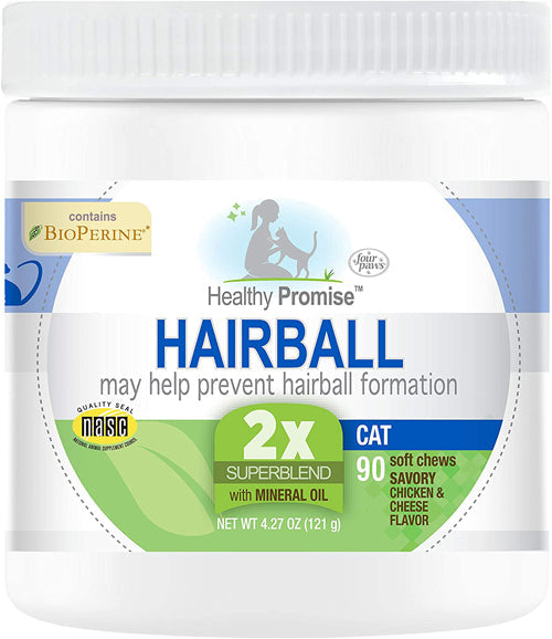Four Paws Healthy Promise Cat Hairball Control Soft Chews Hairball
