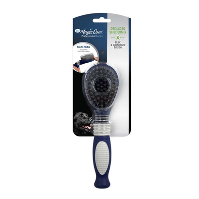 Four Paws Magic Coat Professional Series Flex Contour Pin and Bristle Brush for Dogs 1 ct