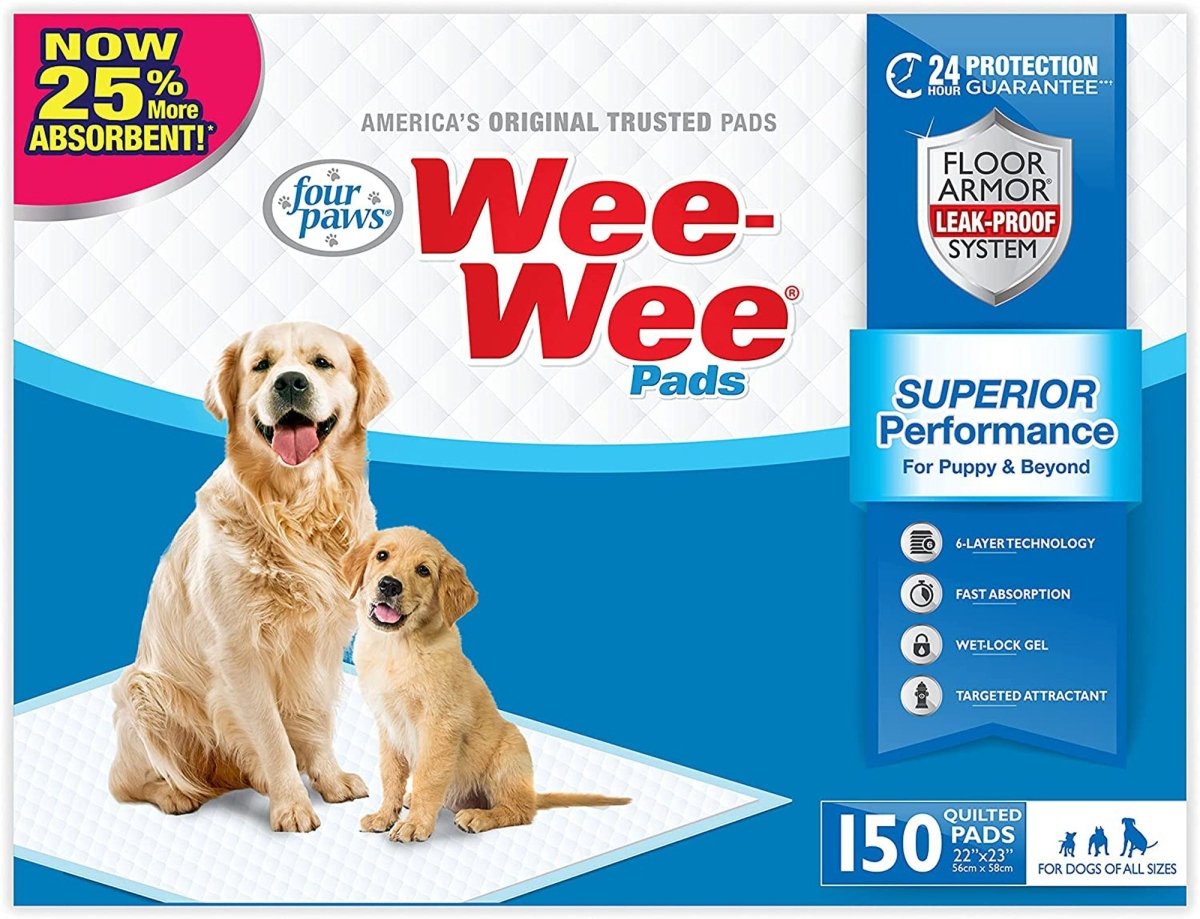 Four Paws WeeWee Ultimate Attractant Dog Pee Pads with Grass Scent 1ea/22 in X 23 in 10 ct - Pets Perfect