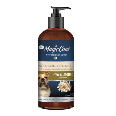 Four Paws Magic Coat Professional Series Nourishing Oatmeal Hypoallergenic Dog Shampoo Fragrance Free, 16 oz, 1 ct