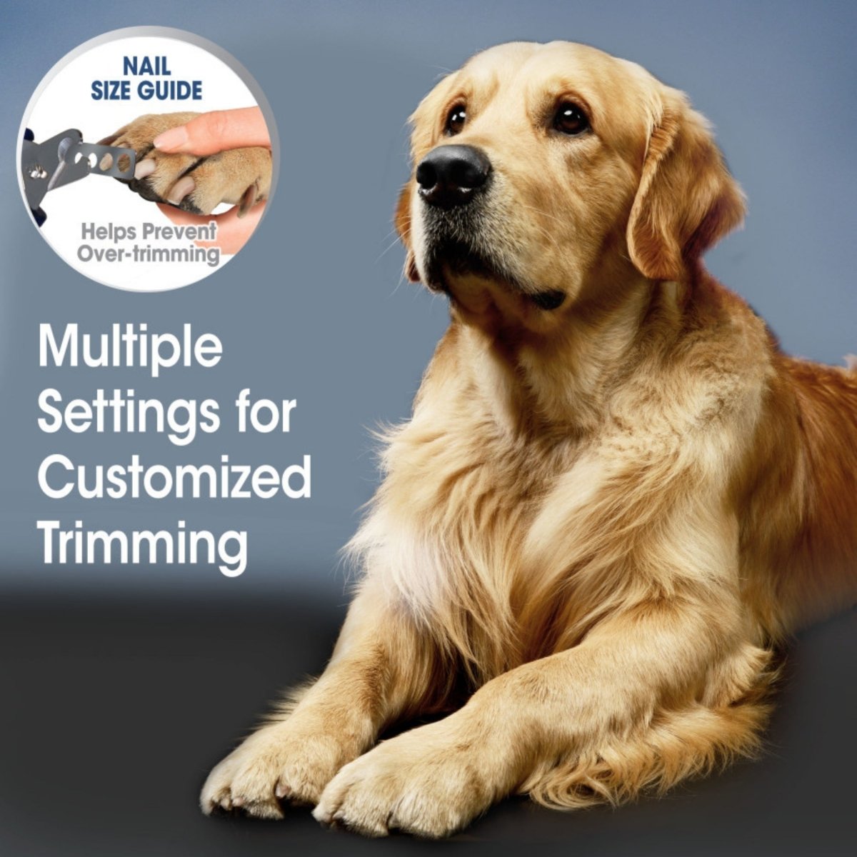 Four Paws Magic Coat Professional Series Deluxe Dog Nail Clipper with Size Guide 1ea/1 ct - Pets Perfect