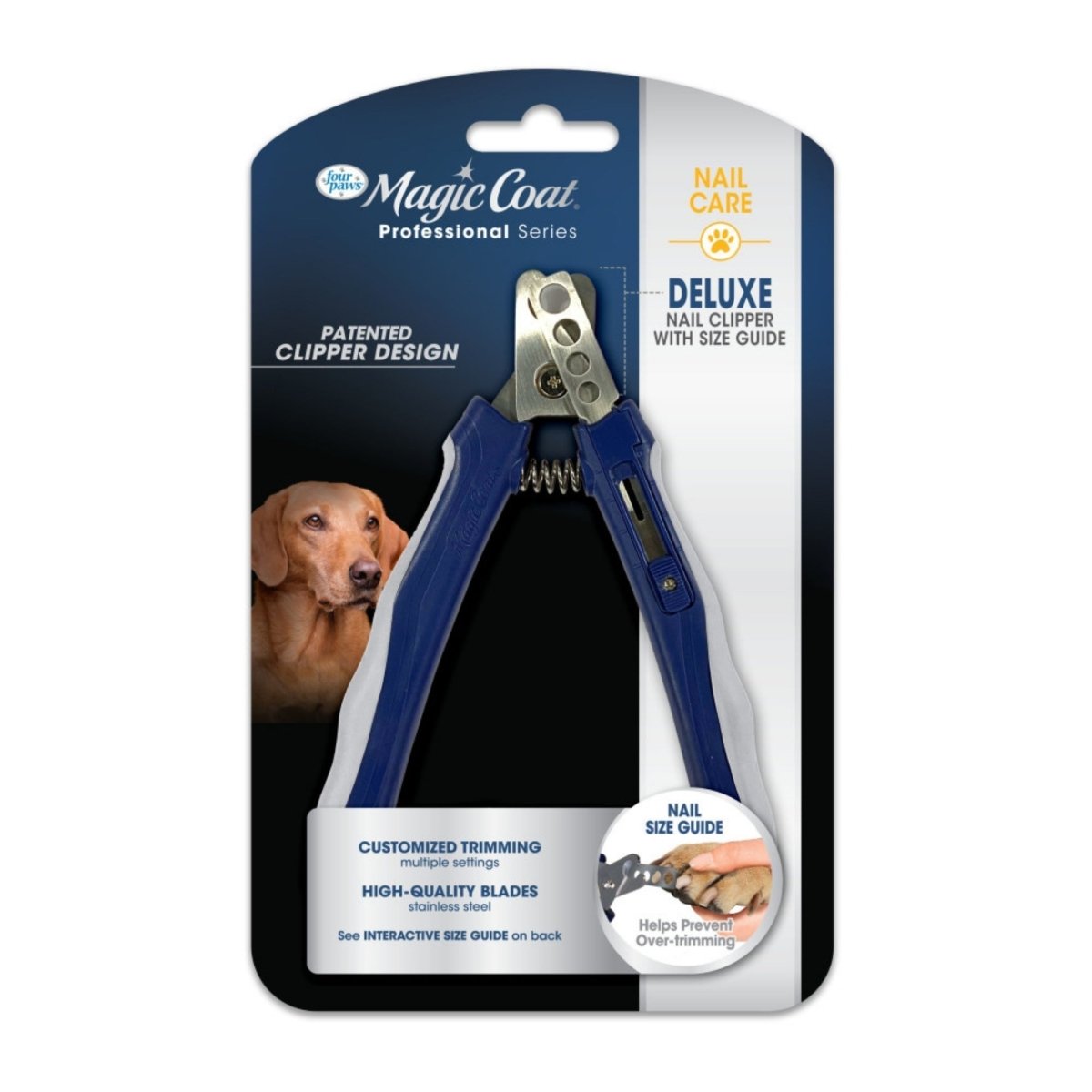 Four Paws Magic Coat Professional Series Deluxe Dog Nail Clipper with Size Guide 1ea/1 ct - Pets Perfect