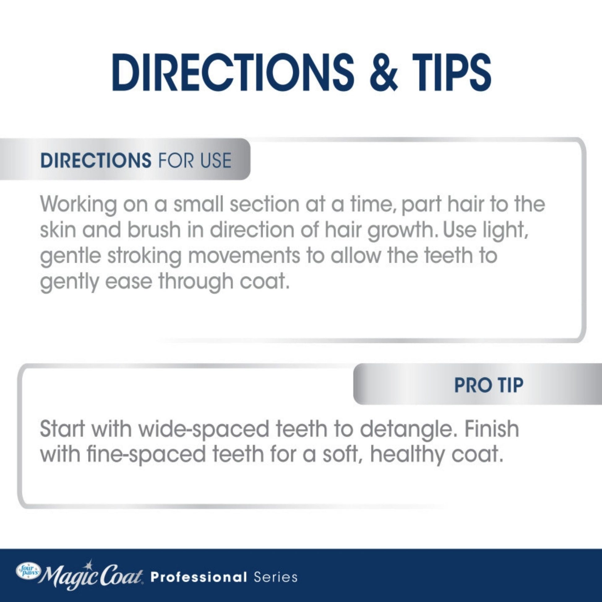 Four Paws Magic Coat Professional Series Non-Slip Grip Pet Comb (1 ct), view 2