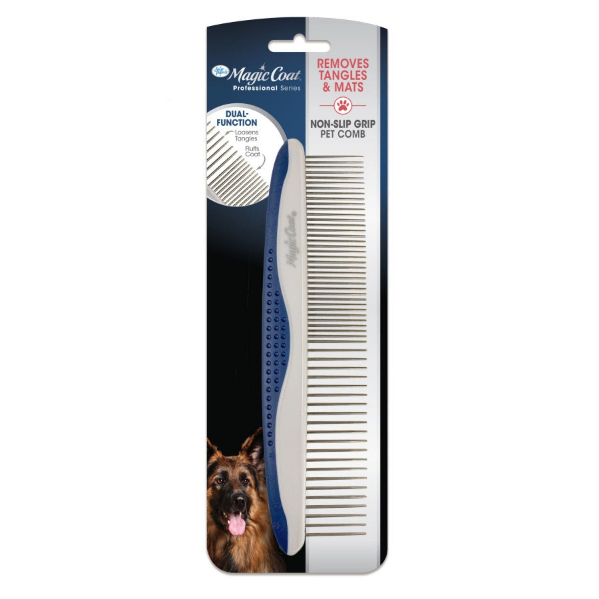 Four Paws Magic Coat Professional Series Non-Slip Grip Pet Comb (1 ct)