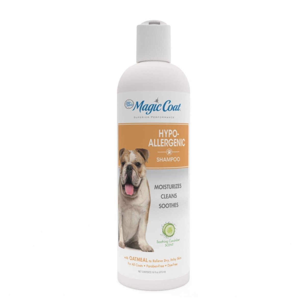 Four Paws Magic Coat Hypoallergenic Dog Shampoo Soothing Cucumber, 1ea/16 oz 1 ct - Pets Perfect