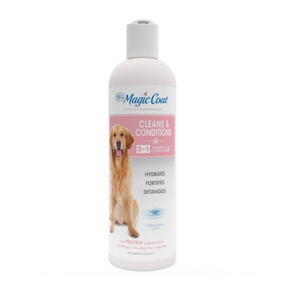 Four Paws Magic Coat Cleanse Conditions 2in1 Dog Shampoo and Conditioner Calming Water, 1ea/16 oz 1 ct - Pets Perfect