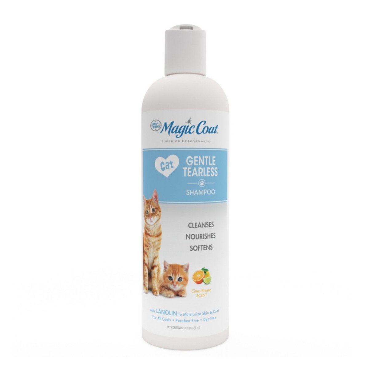 Four Paws Magic Coat Tearless Kitten Cat Shampoo 1ea/16 oz 1 ct - Pets Perfect