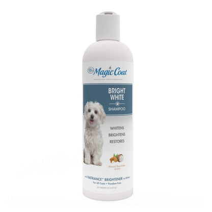 Four Paws Magic Coat Bright White Dog Shampoo Almond Shea Butter, 1ea/16 oz 1 ct - Pets Perfect