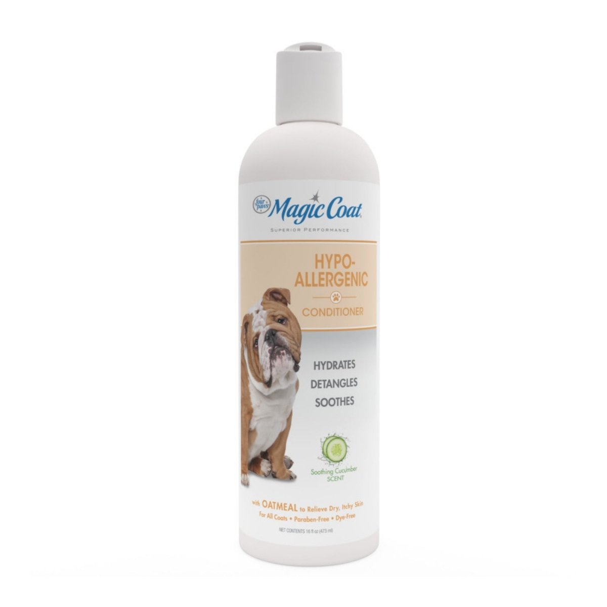 Four Paws Magic Coat Hypoallergenic Dog Conditioner Soothing Cucumber, 1ea/16 oz 1 ct - Pets Perfect