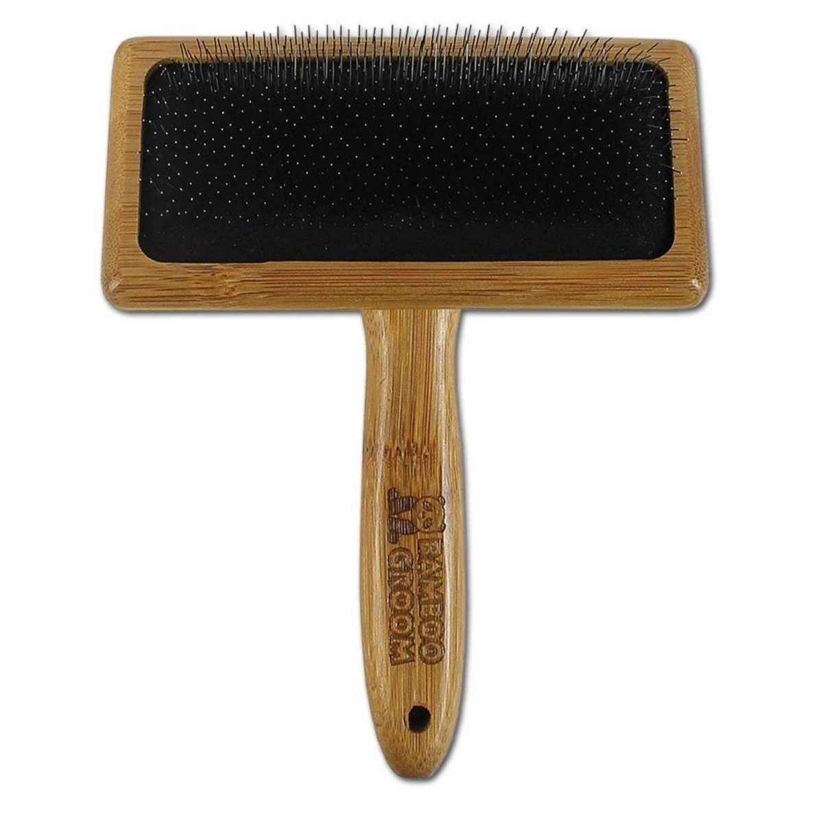 Bamboo Groom Slicker Brush Large - Pets Perfect