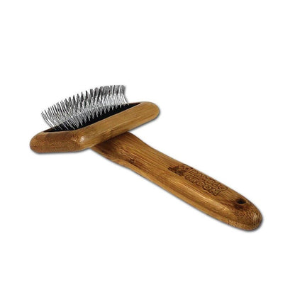 Bamboo Groom Slicker Brush Small - Pets Perfect