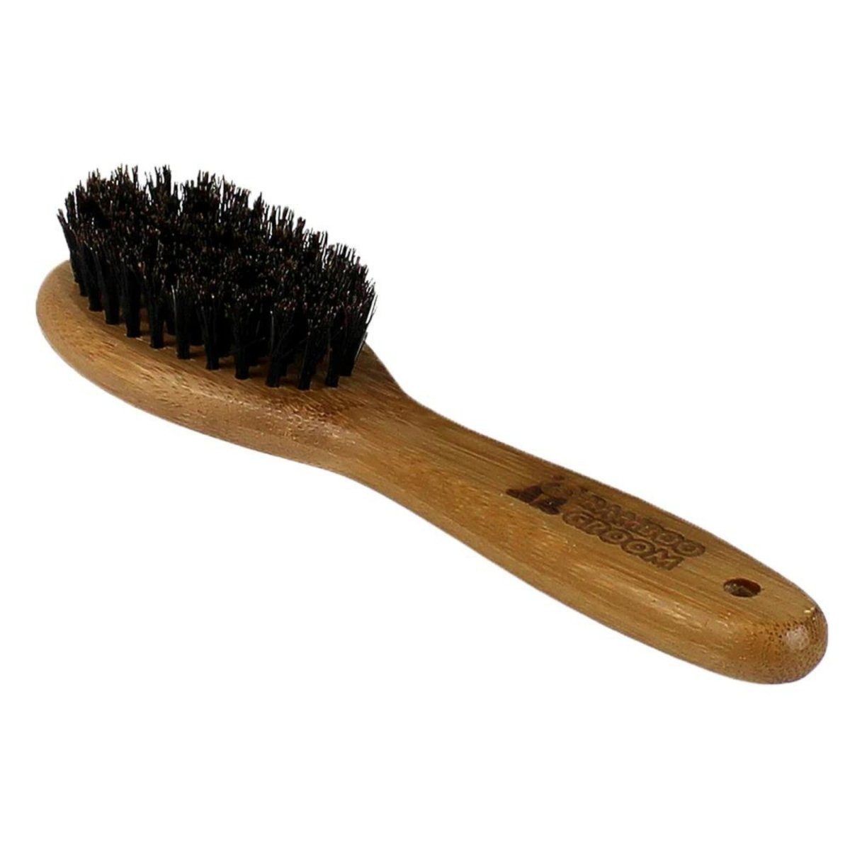 Bamboo Groom Palm Boar Bristle Brush - Pets Perfect