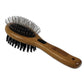 Bamboo Groom Combo Brush with Bristles and Pins Small/Medium - Pets Perfect