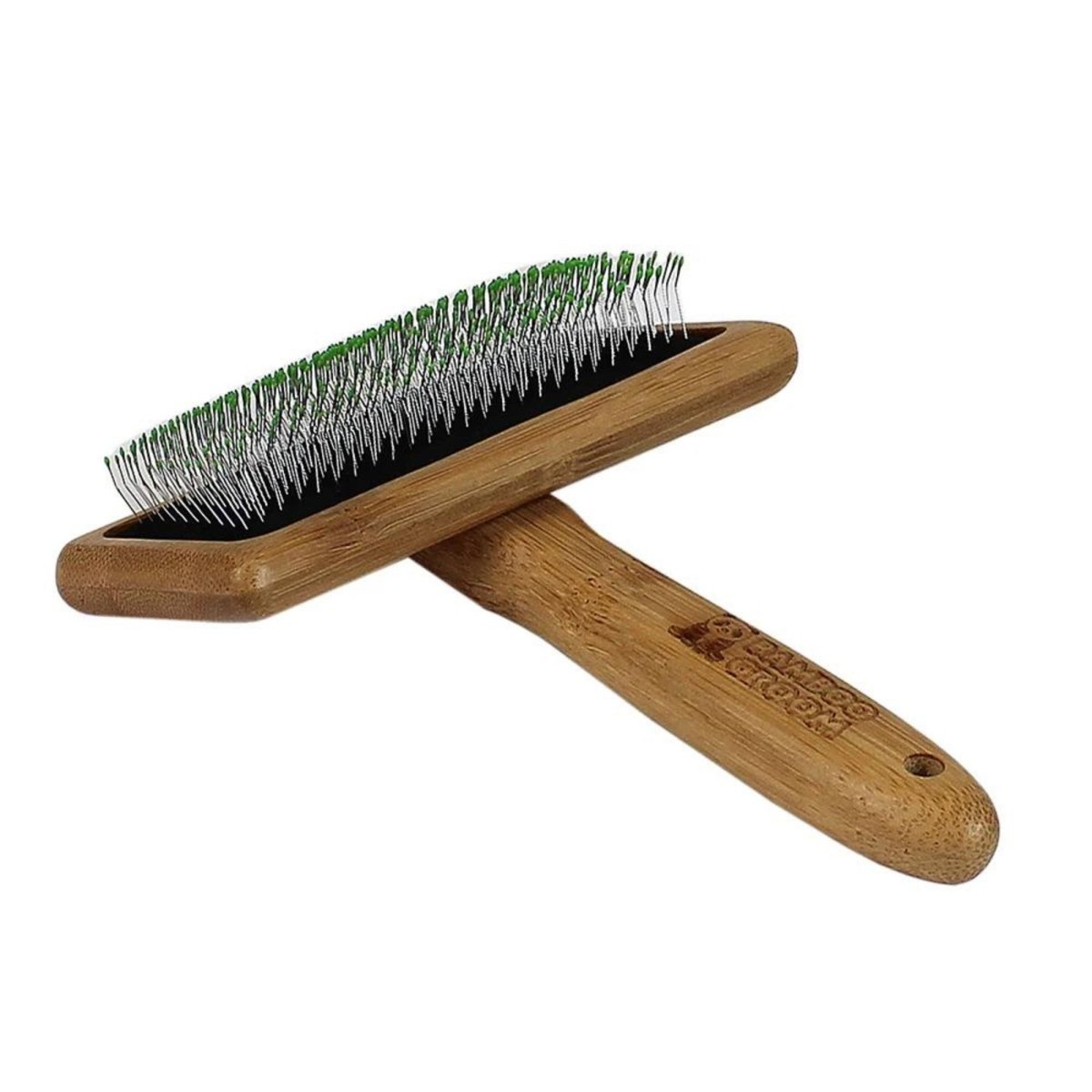Bamboo Groom Soft Slicker Brush Large - Pets Perfect