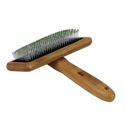 Bamboo Groom Soft Slicker Brush Large - Pets Perfect