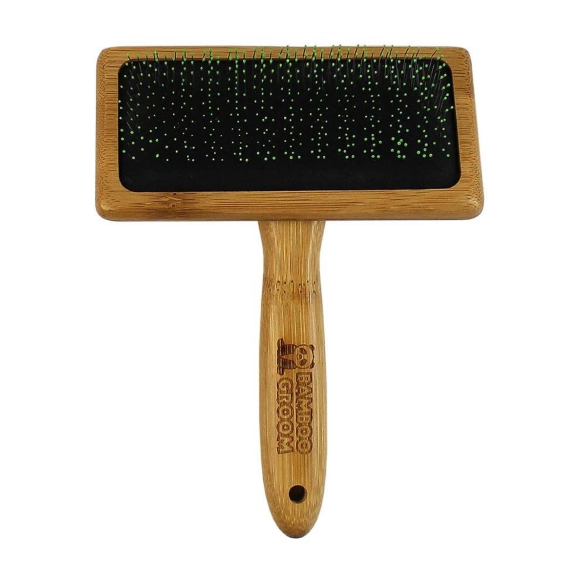Bamboo Groom Soft Slicker Brush Large - Pets Perfect
